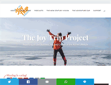 Tablet Screenshot of joytripproject.com